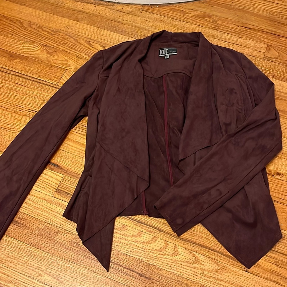 KUT suede cardigan